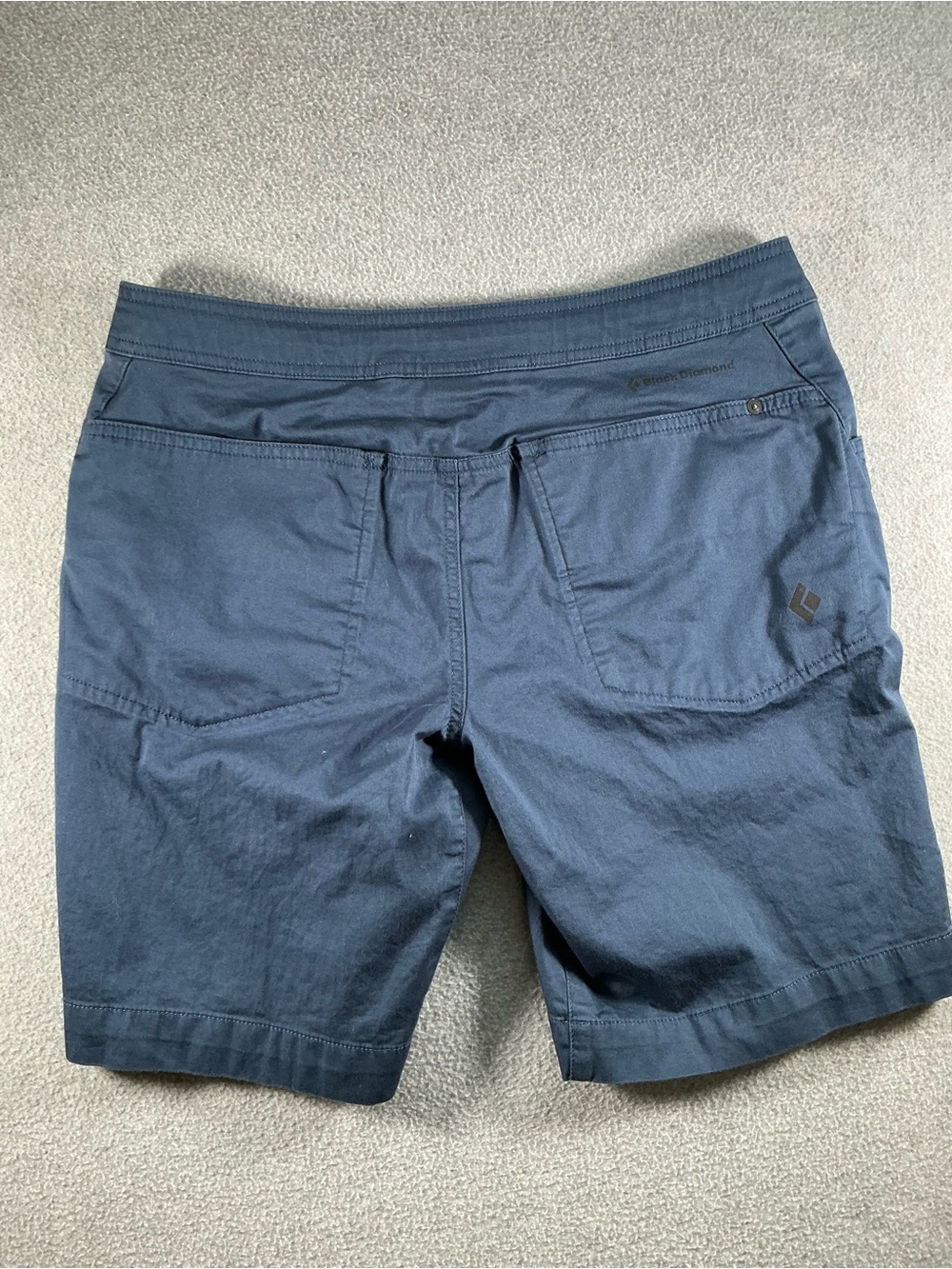 Black Diamond Women’s Size 8 Slate Blue Outdoor Hiking Shorts 8” Inseam Stretch - Picture 3 of 11